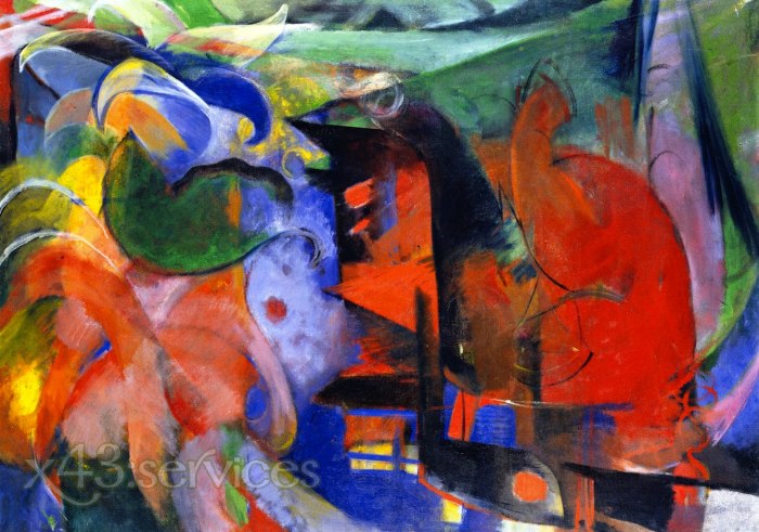 Franz Marc - Abstrakte Formen - Abstract Forms II
